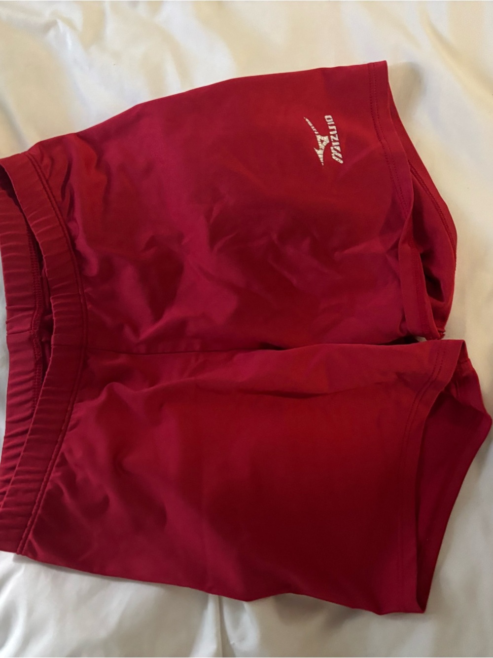 Mizuno Red Performance Running Shorts